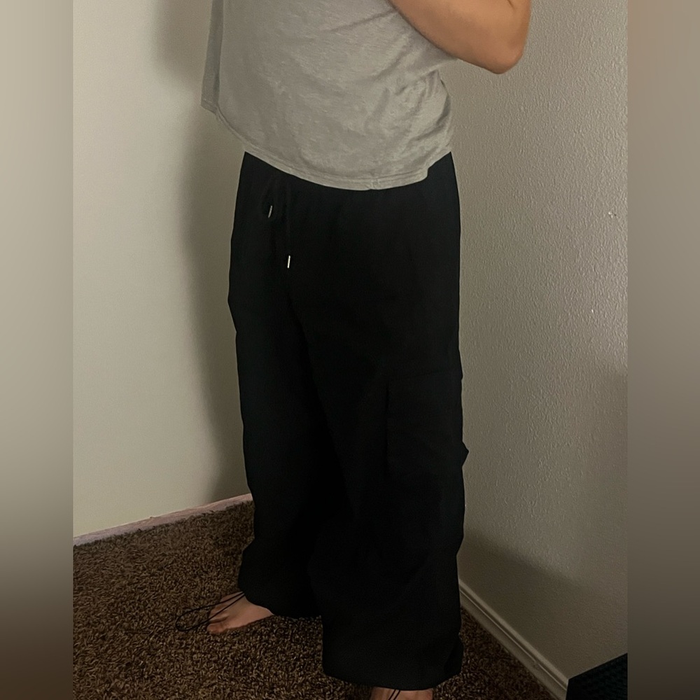 COOFANDY Men's Baggy Cargo Pants Trendy Casual Parachute Pant Loose